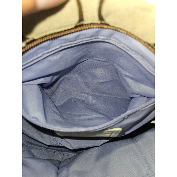 Coach Soho Daisy Signature Logo Tote Shoulder Bag Khaki Yellow - Picture 11 of 16